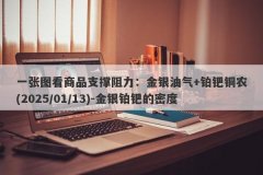 一张图看商品支撑阻力：金银油气+铂钯铜农(2025/01/13)-金银铂钯的密度