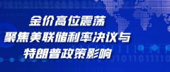 金价高位震荡，聚焦美联储利率决议与特朗普政策影响